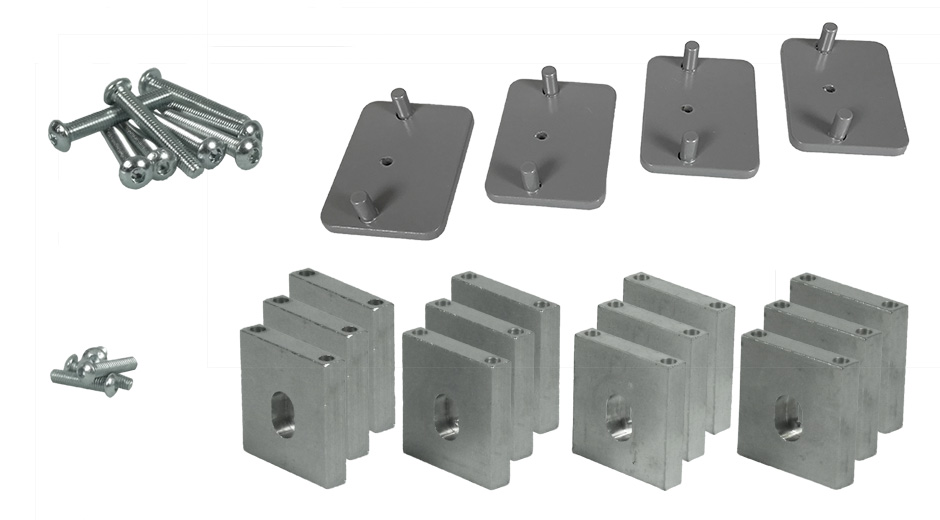 Montagesæt til 3 afstandsstykker