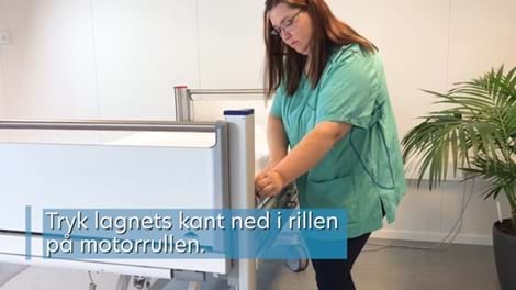 Montering af træklagen med Quick Tag (1)