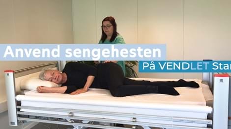 Sådan anvendes sengehesten på VENDLET Standard