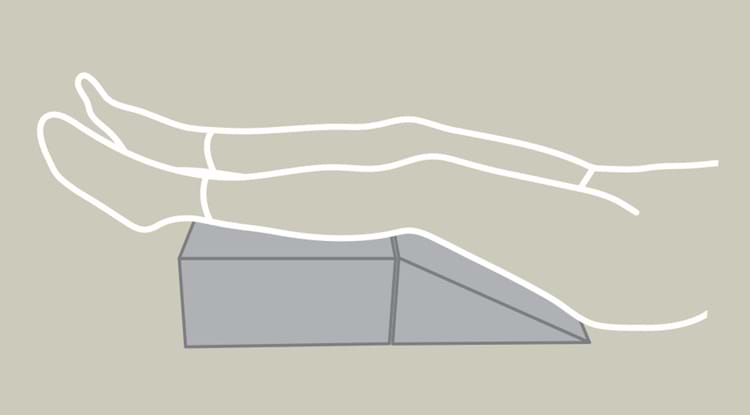 Illustration af lejring af ben i rygleje