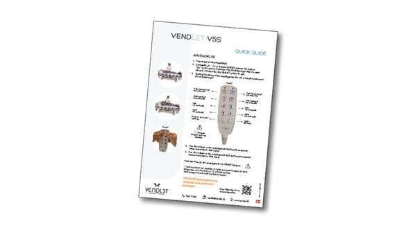 Quick Guide til VENDLET V5S Quick Guide til VENDLET V5S