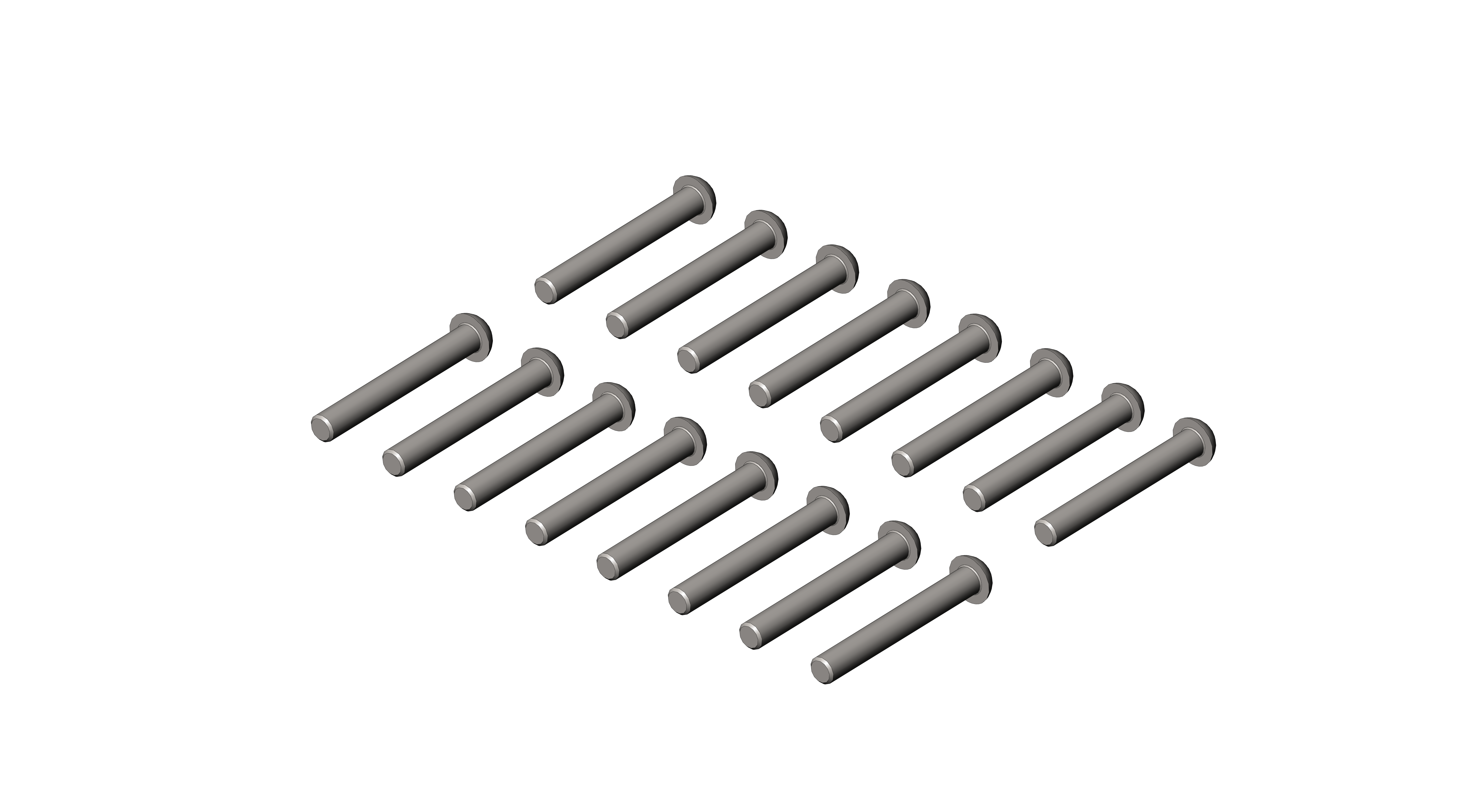 Boltesæt til 2 afstandsstykker - Standard